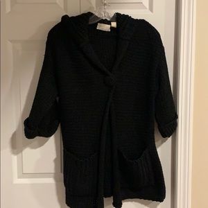 Hooded Chunky Knit Sweater
